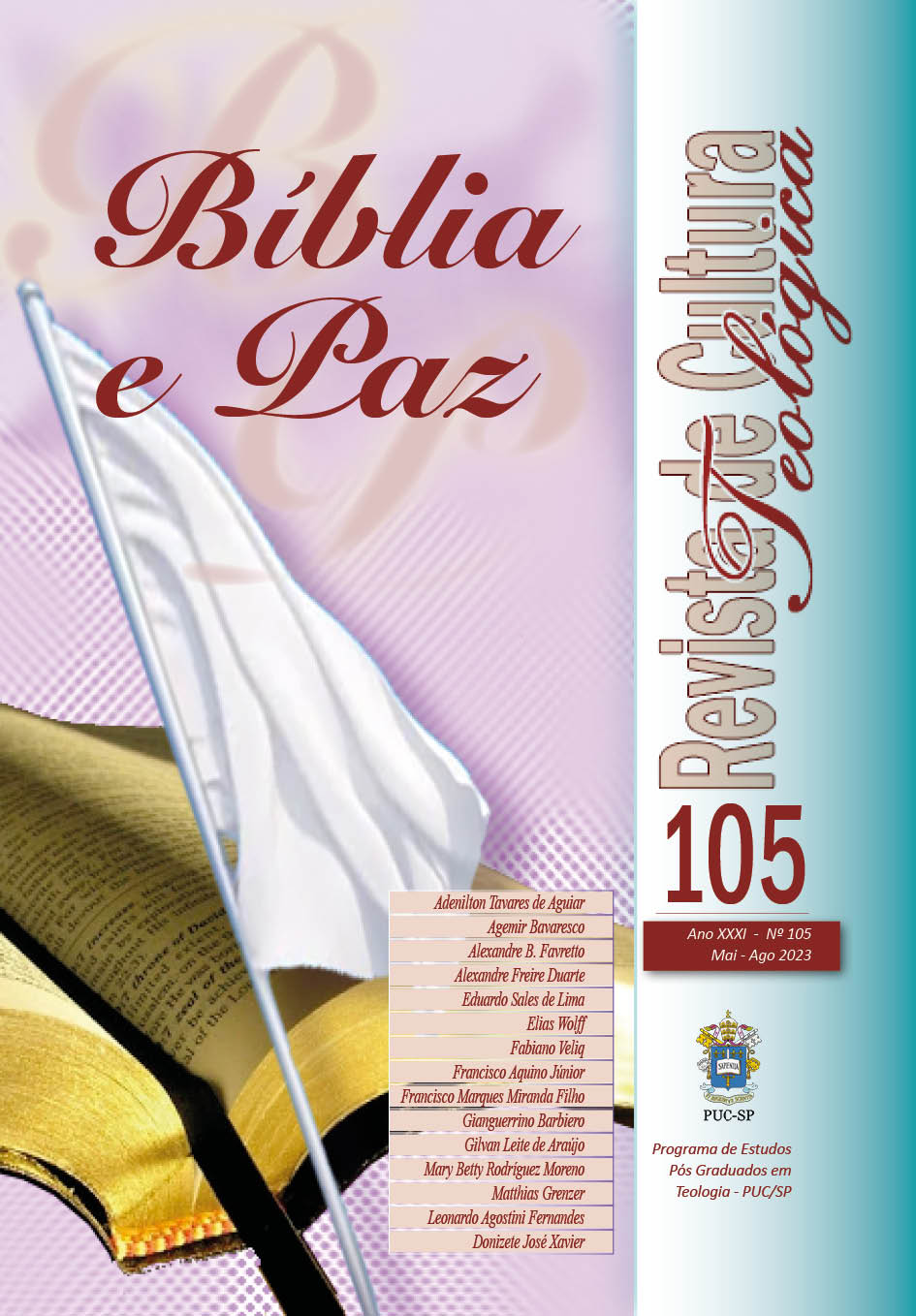 					Visualizar v. 32 n. 105 (2023): Bíblia e Paz (SIMPEB)
				